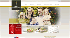 Desktop Screenshot of princechiropractic.com